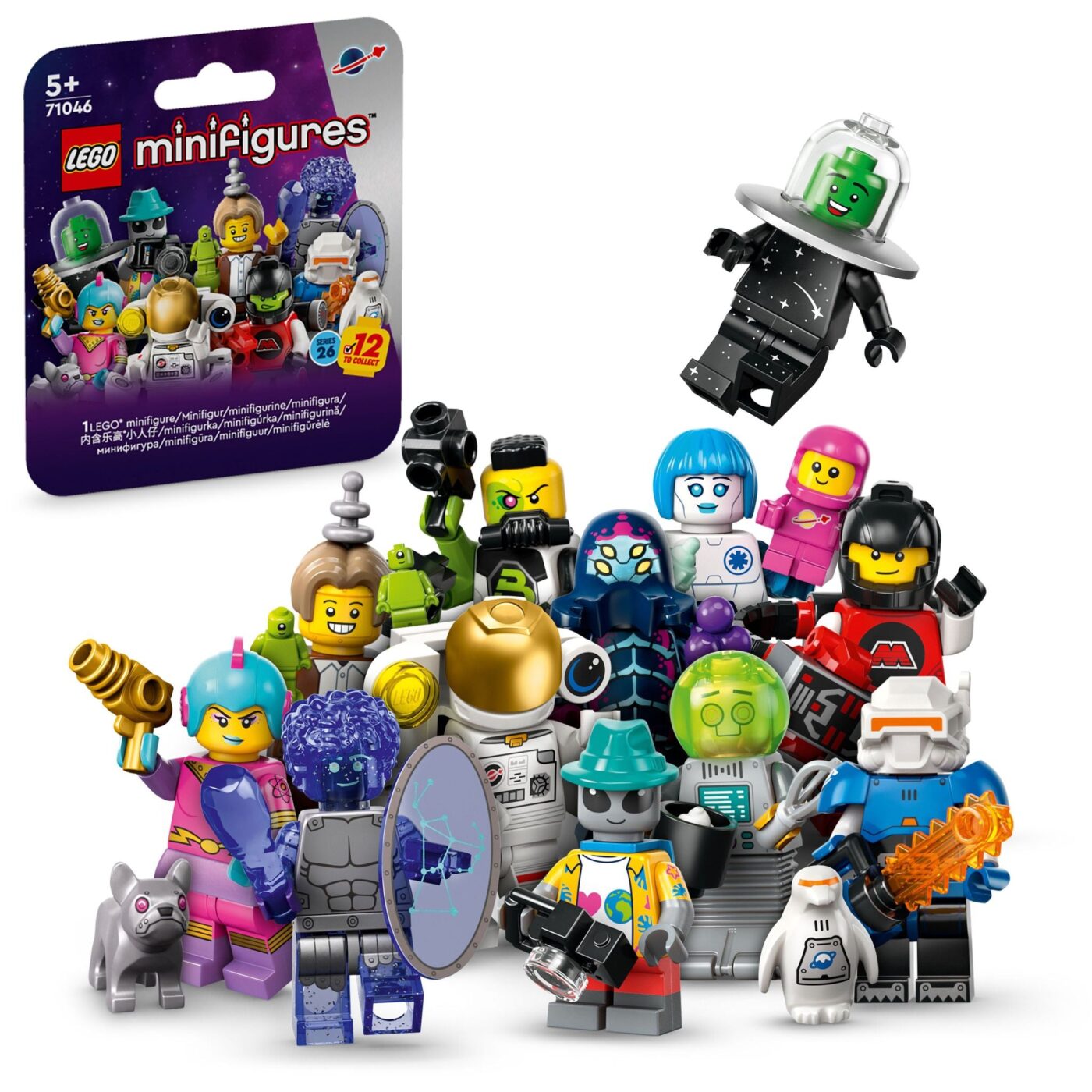 LEGO Minifigures Series 26 Space Blind Box Complete Set